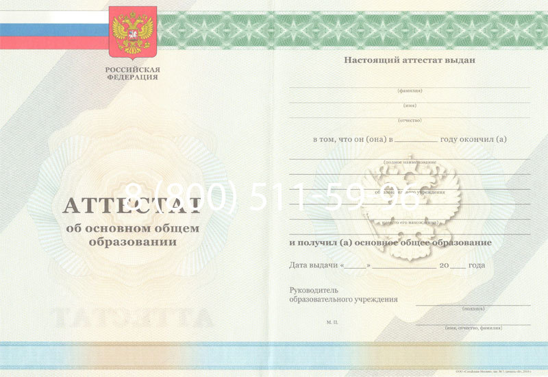 Купить Аттестат за 9 класс 2011-2013 годов в Тольятти Купить Аттестат за 9 класс 2011-2013 годов в Тольятти