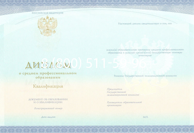 Купить Диплом колледжа (Спецбланк) 2014-2024 года в Тольятти Купить Диплом колледжа (Спецбланк) 2014-2024 года в Тольятти